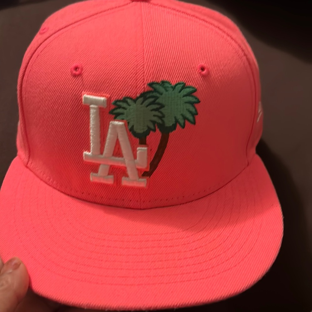 Highlighted pink cap used only one time